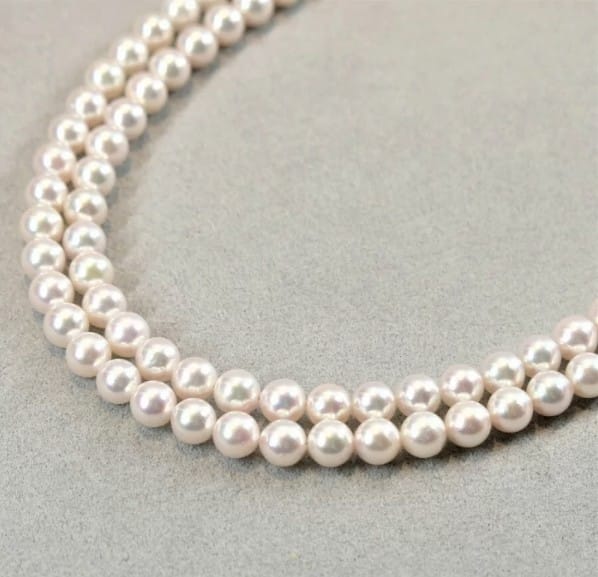 7mmサイズのパールネックレス フォーマル定番