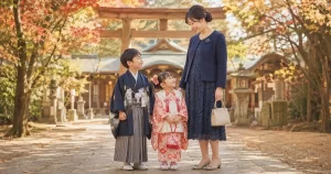 七五三の妊婦ママ向けフォーマルワンピースコーデ