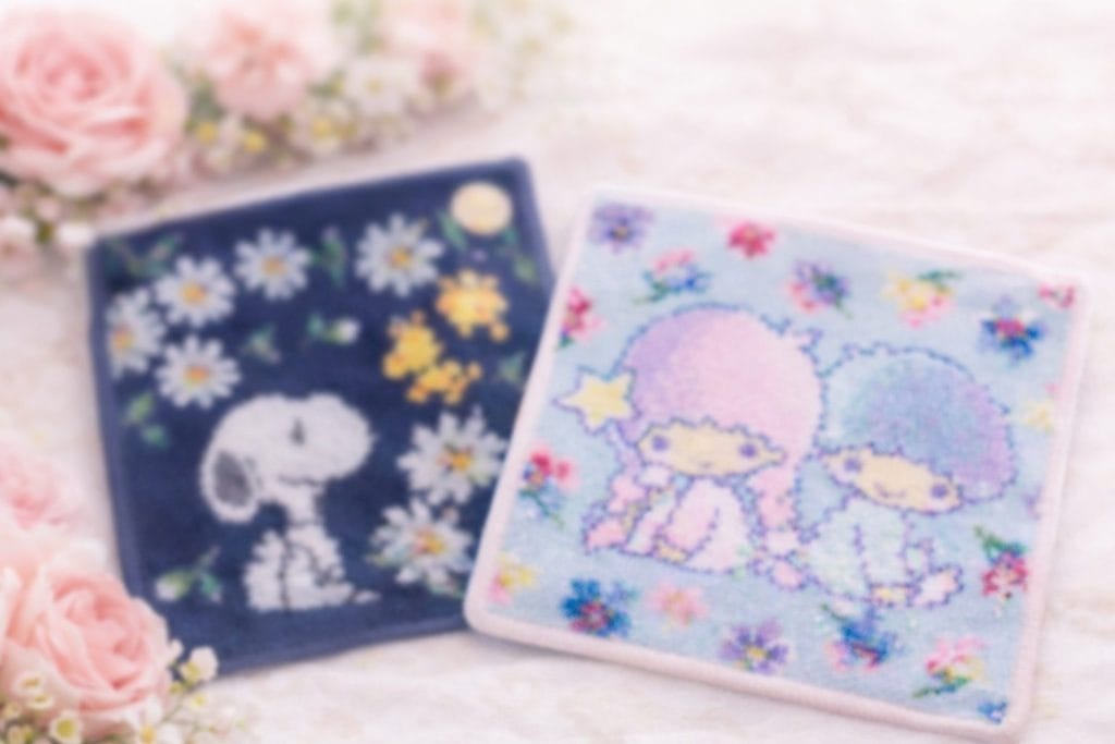 キャラクターコラボデザインのフェイラーハンカチ